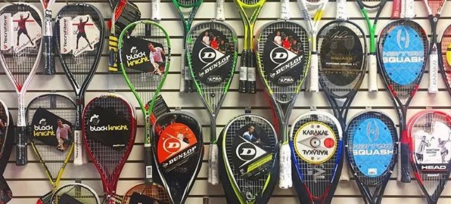 Selecion raquetas de squash